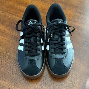Adidas VL Court 3.0 Black and White Sneakers NWT